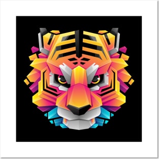 Glossy Tiger Posters and Art